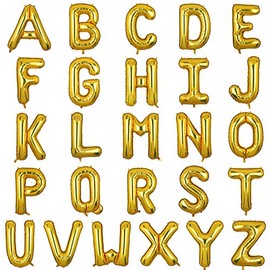 40 Inch Big Gold Letter Foil Mylar Helium Balloons Birthday Baby Shower Party Decoration Alphabet L
