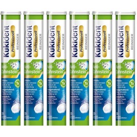 Kukident Professional anti-tartar - 6 x 30 denture cleaning tablets for the third parties