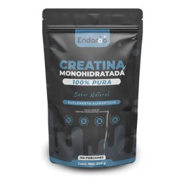 Creatina Monohidratada Endaroo Sin Sabor 500g 100 Porciones Alta Pureza                                                                               