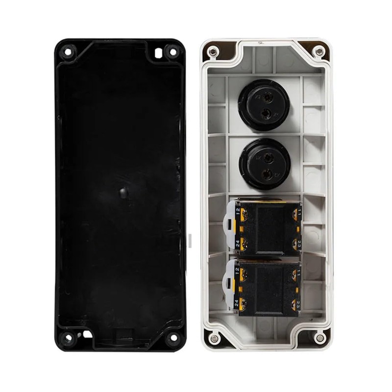 KDEGK Button Switch Control Box Plastic Hand-held self Starting Button