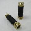 CNC Billet Brass Handlebar Grips Throttle Control Sets - Single
