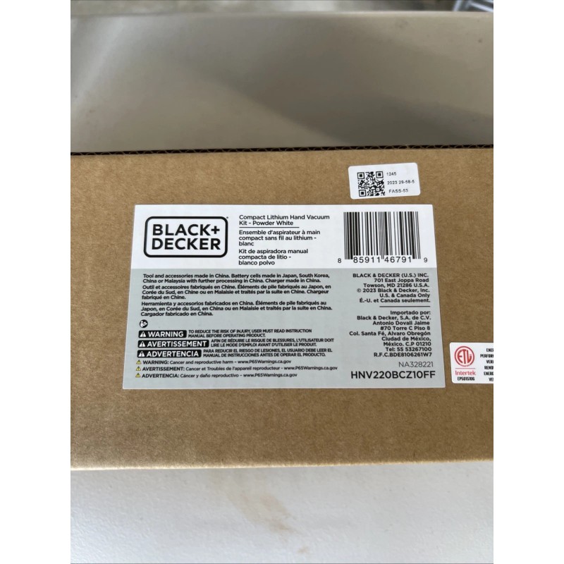 BLACK+DECKER dustbuster® QuickClean™ Cordless Handheld Vacuum -HNV220BCZ10FF