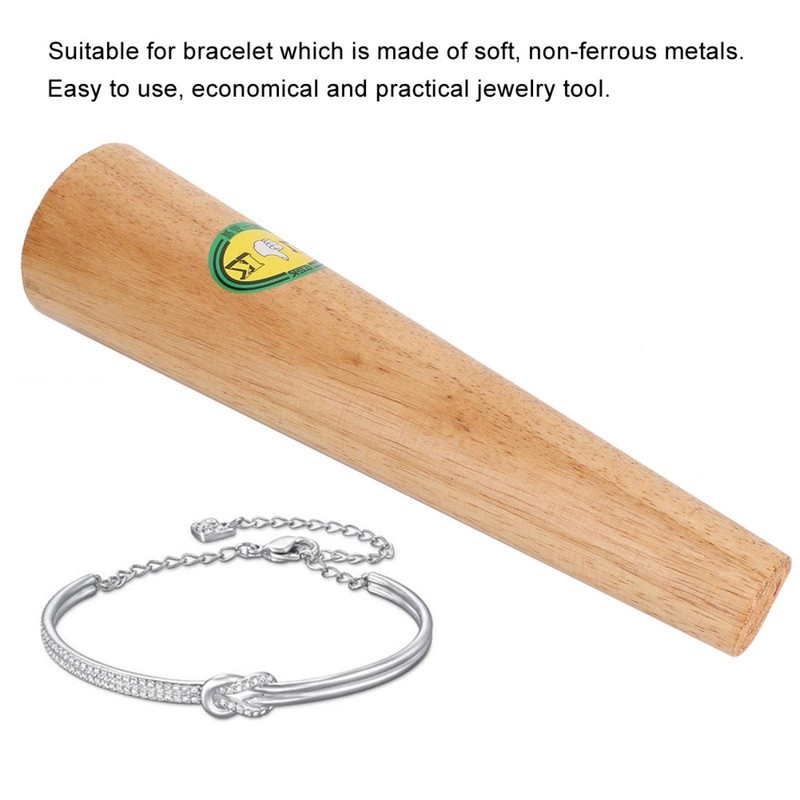 Ring Mandrel, Wooden Bangle Mandrel Ring Sizer Adjuster Jewelry Making