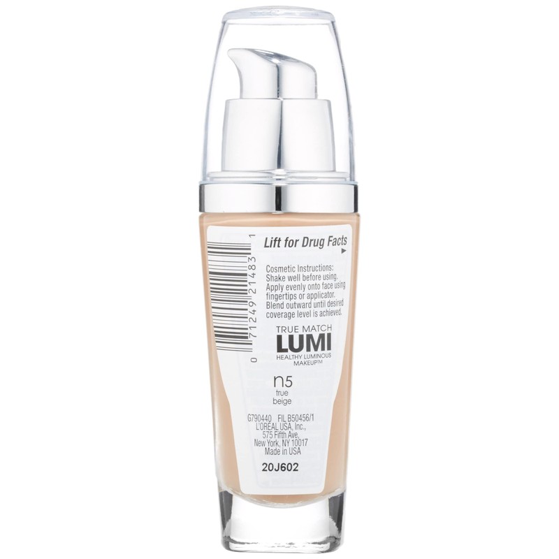 L'Oreal Paris True Match Lumi Healthy Luminous Makeup, N5 True