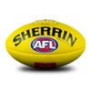 Sherrin AFL Replica Game Ball, Yellow, Size 5