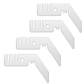 Wenyrich 3'' Double Crossbar Hanger 4Pcs Pipe and Drape,Wedding Valance Hanger for Backdrop Portable Curtain Stand Parties