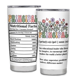 Principal Tumbler - Appreciation Gift for Women, Best for Principal Day, Teacher Appreciation, Birthday, Retirement, Christmas - 20oz