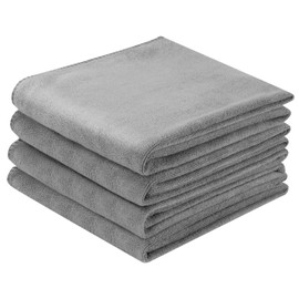 HAGOT 4 Pack Microfibre Sports Towel, Soft Fast Drying Absorbent Workout Sweat Towels for Yoga, Camping, Gym Fitness, 75cm X35cm