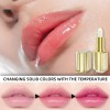 Lápiz Labial Que Cambia De Color, Hidratante, Con Brillo