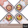 PRAKI 5PCS Cereal Containers Storage Set, BPA Free Airtight Food