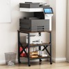 MILEFA Large 23.6 x 23.6 Inches Printer Stand with 3