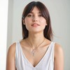 [InfuMemo] Cremation Jewelry for Ashes Pendant - Cross Urn Necklace