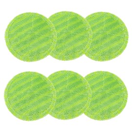 LTWHOME 16 cm Microfibre Pads Suitable for Floating Mop Pack of 1 M30457 (Pack of 6)