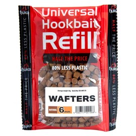 Fjuka Wafters 6mm | Natural | Hookbait Refill | Semi-Buoyant Bait | Float & Feeder