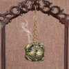 WSDMAVIS 2Pcs Vintage Hanging Incense Burner Mini Brass Charcoal Incense