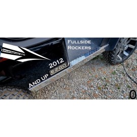 J & O Carts Parts Ezgo Express S4 Golf Cart Aluminum Diamond Plate Side Rocker Panel set 2012 & up