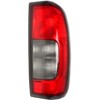 Evan-Fischer Tail Light Lens and Housing Compatible with 2000-2001 Nissan