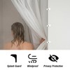 Dplolng 6 Pcs Shower Curtain Suction Cups,Shower Curtain Clips with