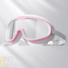 Anti-Fog Swim Goggles and Cap Set for Adults – Wide-View