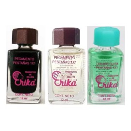 Erika Kit De Pegamento Y Quita Pestañas Marca Erika 1 C/u.