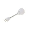 AllAboutAdapters Motion-Activated LED Night Light for AC Outlet Plug-in White