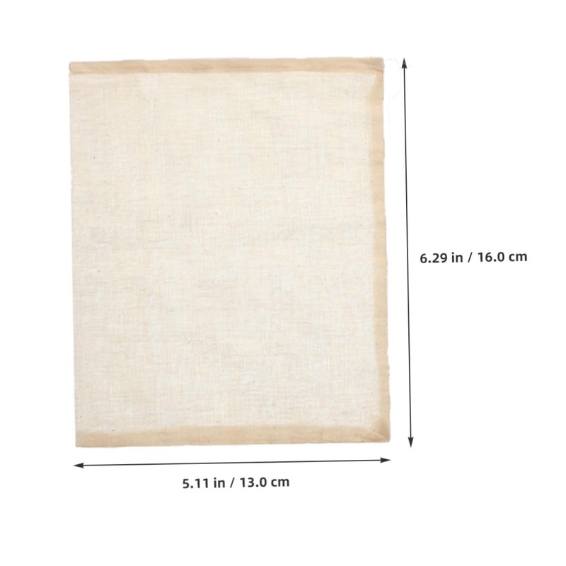 Ipetboom 20pcs Reusable Drawstring Bags Cheesecloth Filter Bags for Cooking