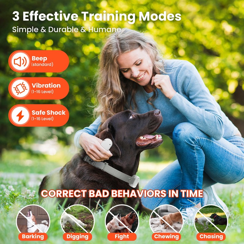 Wissilor Dog Training Collar, 1000ft Dog Training Collar with Remote,