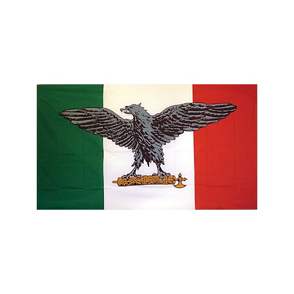 ITALIAN FASCIST FLAG, 3'x5' FASCISM