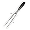 Kakamono Chef Pro - Tenedor de acero inoxidable para tallar,