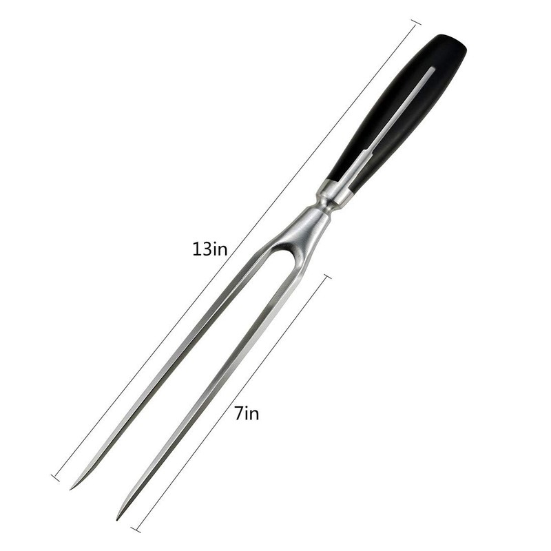 Kakamono Chef Pro - Tenedor de acero inoxidable para tallar,