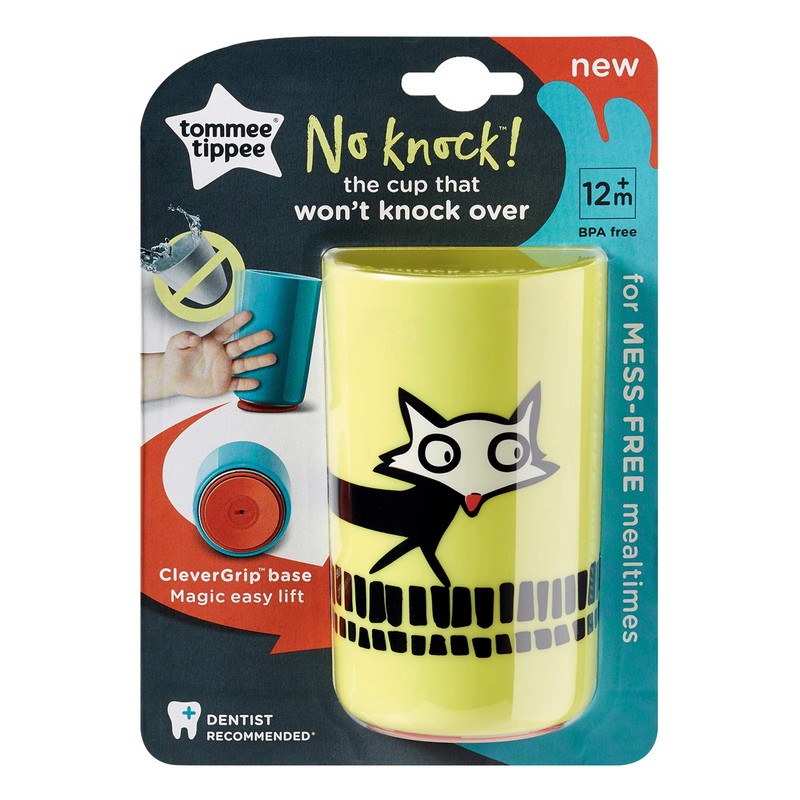 Tommee Tippee No Knock Trainer Cup for Toddlers with Clevergrip