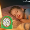Atrium Kinder Wecker Analog Quarz ohne Ticken mit Licht und