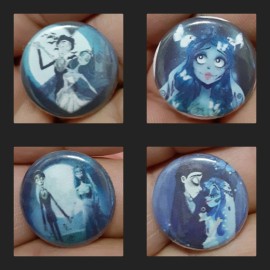 Corpse Bride Buttons