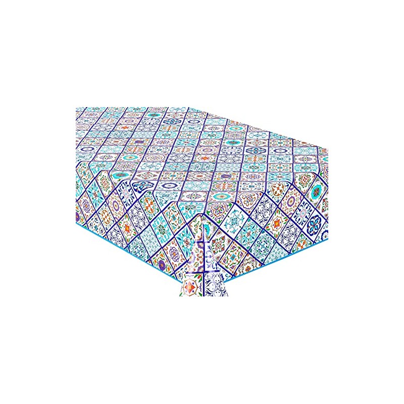 Home Direct Rectangular Oilcloth PVC Wipe Clean Tablecloth Table Cover