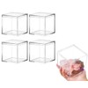 siawadeky Clear Acrylic Box Set of 4 with Lids, Candy