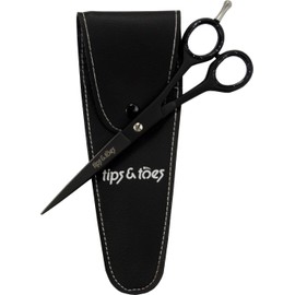 Tips&Toes Hair Cutting Scissors 6.5 inches - Japanese 420 J2 Stainless Steel, Professional Hairdressers, Barber Scissors, Extra Sharp Shears, Premium for Men, Women, Kids & Adults