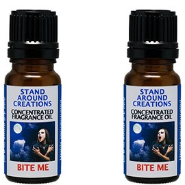 Set of 2 - Concentrated Fragrance Oil - Bite Me- Fresh Citrus w/Lime and Orange Sparkle w/effervescent w/Blend of Berry and Cherry w/Leafy Green Accents w/Vanilla Creates Sweet Tones.(.33 fl.oz.)