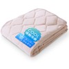 Iris Plaza Summer Cooling Mattress Pad, Reversible Specification, Single Pink,