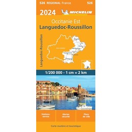 Languedoc-Roussillon 526 - Carte régionale 2024