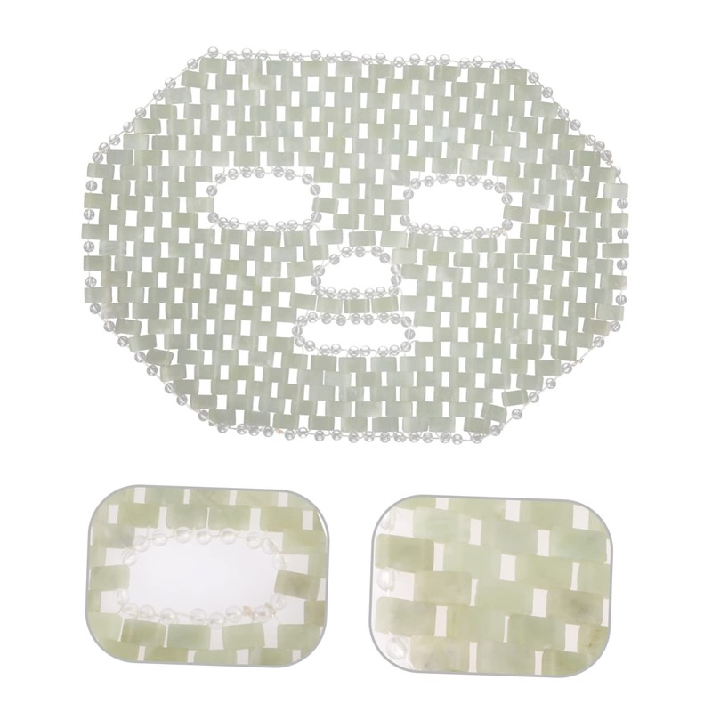 Outanaya Jade Cooling Mask for Face and Eyes Soothing Jade