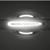 LANZMYAN Car Door Handle Protector Reflective Sticker Universal Auto Carbon