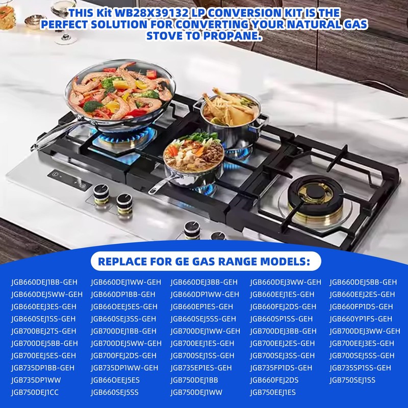 WB28X39132 WB28X24757 for Kenmore GE Appliance Lp Conversion Kit Gas