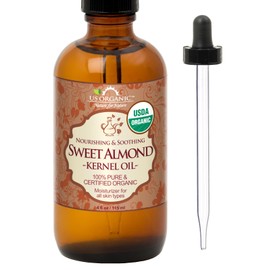 Aceite de Almendra Dulce Orgánico  USDA Organic Sweet Almond Oil, Cold Pressed, 115 ml                                                                