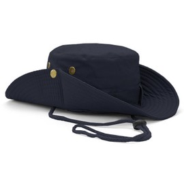 NLAND Boonie Hat Men Women Summer Hat UV Protection Bush Hat Wide Brim Outdoor Hat Foldable Hiking Hat Fishing Hat Safari Hat Hiking Bucket Hat, navy, Unit size