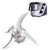 FLAVOR PLUS Stainless Steel Blades with Rubber Gasket Compatible with