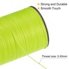 sourcing map Thin Waxed Thread 175 Yards 0.45mm Dia Polyester