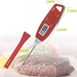 Kitchen Meat Thermometer Waterproof Cooking Thermometer Fork Hanging Water Milk Thermometer Kitchen Bakeware Tool Waterproof Cooking Thermometer Fork Hanging Water Milk Thermometer Kitchen Bakeware To