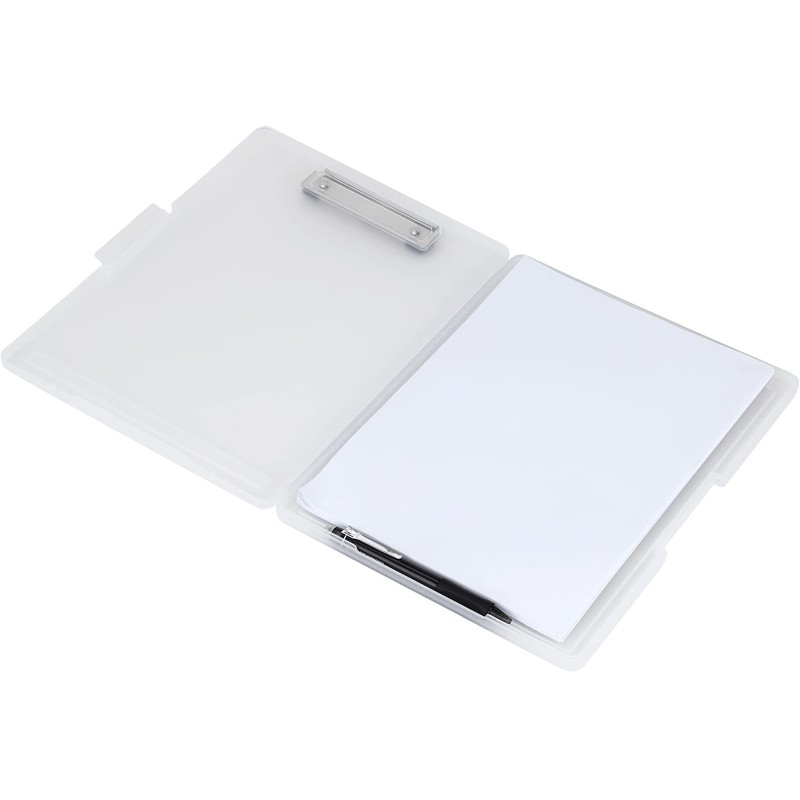 Panavage Clipboard Folder a4 File Board Binder Conference Pad Translucent