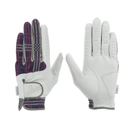 SEQUENTIAL GOLFグローブ DURO 高密着ストレッチ メンズ SQGS-007 Check White/Black S(21-22cm)