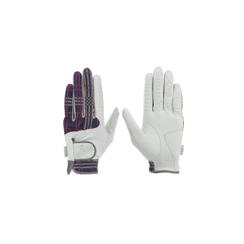SEQUENTIAL GOLFグローブ DURO 高密着ストレッチ メンズ SQGS-007 Check White/Black S(21-22cm)